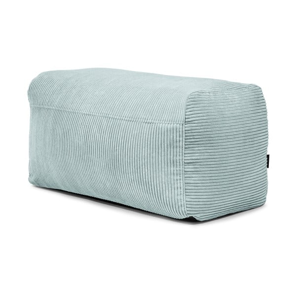 Mentazöld kordbársony babzsákfotel Plus 100 Lounge – SLOWDOWN