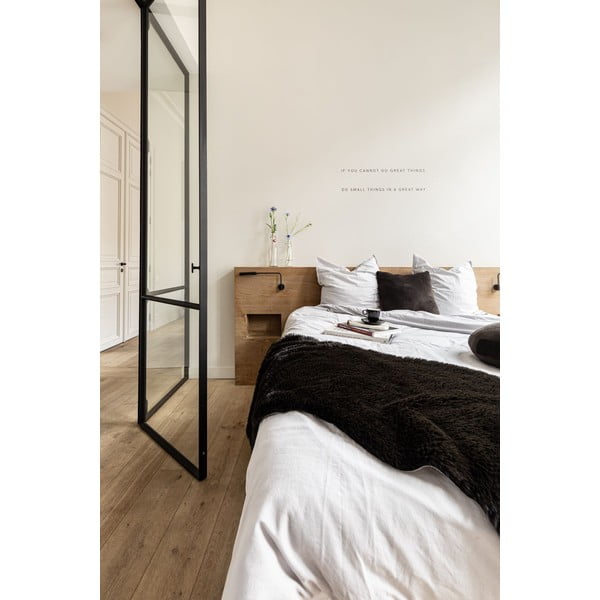 Lambskin fekete műszőrme, 60 x 180 cm - Tiseco Home Studio-image-1