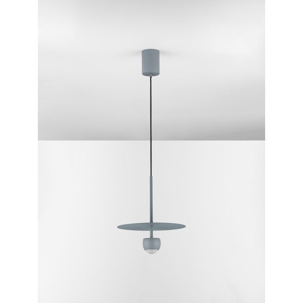 Szürkéskék alumínium LED függőlámpa ø 30 cm Edem – Nova Luce-image-1