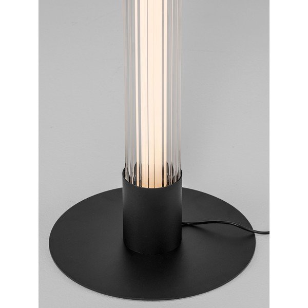 Matt fekete alumínium LED dimmelhető állólámpa üveg búrával (magasság 130 cm) Glovia – Nova Luce-image-2