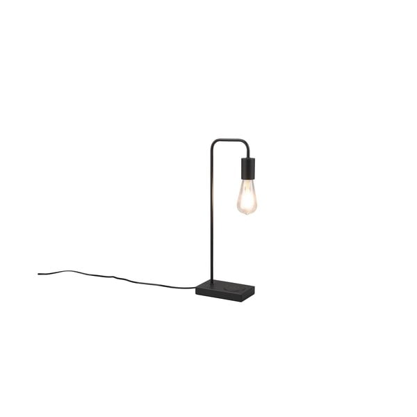 Matt fekete asztali lámpa (magasság 51 cm) Milla – Trio