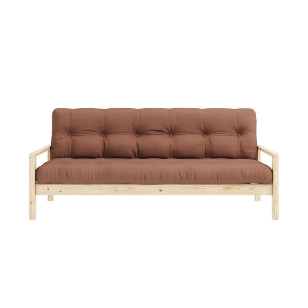 Narancssárga-barna kinyitható kanapé 205 cm Knob – Karup Design
