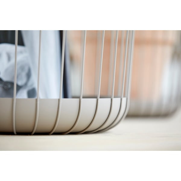 Inu szürke fém tárolókosár, ø 30 cm - Zone-image-4