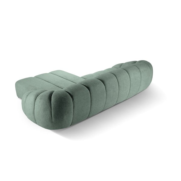 Világoszöld sarokkanapé (jobb oldali) Diana – Micadoni -image-3