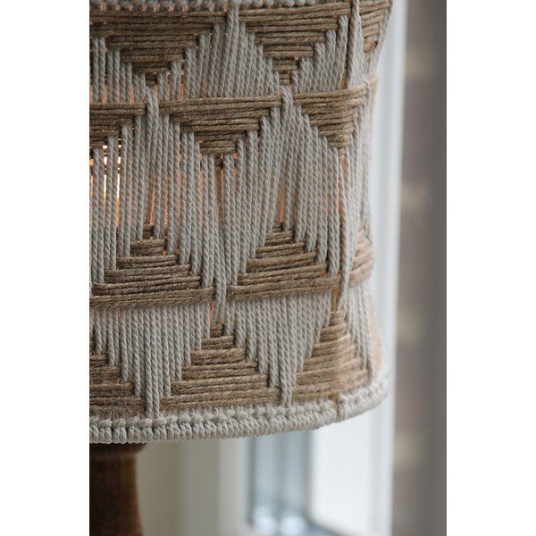 Barna-natúr színű asztali lámpa textil-juta búrával (magasság 45 cm) Ano – Markslöjd-image-1