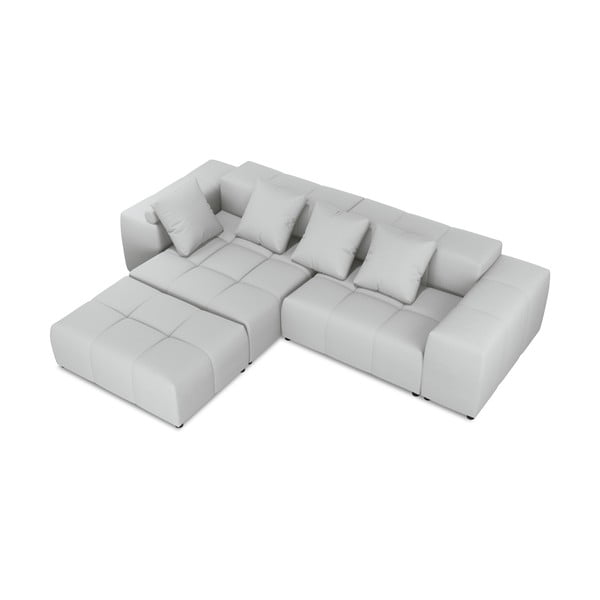 Szürke sarokkanapé (variálható) Rome - Cosmopolitan Design-image-3