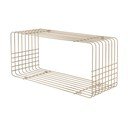 Bézs többszintes fém fali polc 70 cm Wire – Mette Ditmer Denmark