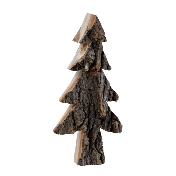 Bark fenyőfa alakú dekoráció fából, magasság 40 cm - Ego Dekor