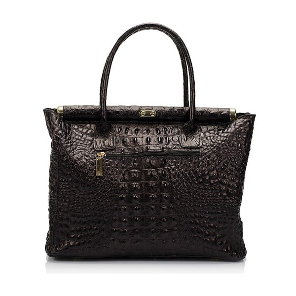 Lantha fekete bőr kézitáska - Lisa Minardi-image-1