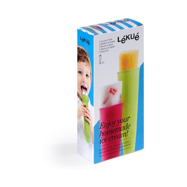 Pop szilikon jégkrém forma, 3 db - Lékué-image-2