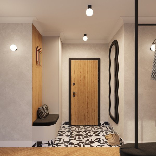 Fekete mennyezeti lámpa üveg búrával ø 12 cm Orbital – Sollux-image-2