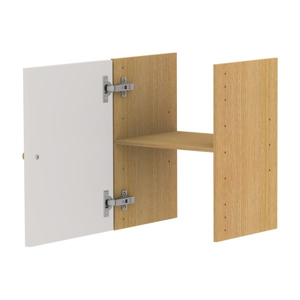 Világosszürke ajtós modul 33x43 cm Z Cube - Tenzo-image-3