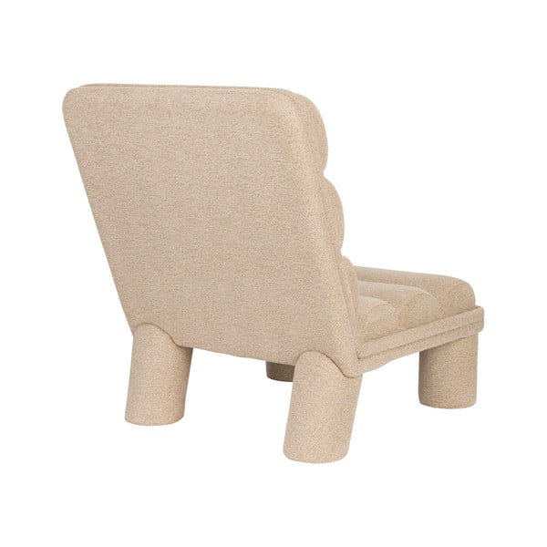 Bézs buklé fotel Fern – Dutchbone-image-4