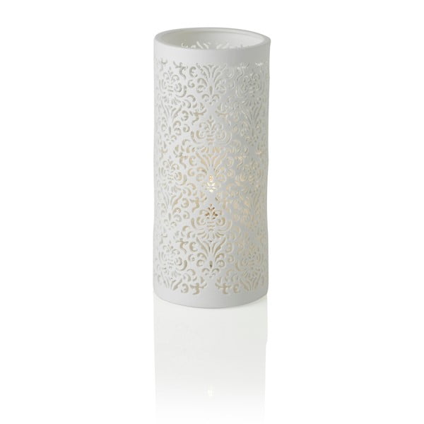 Jacquard porcelán asztali lámpa, magasság 28 cm - Brandani