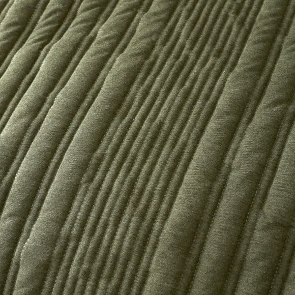 Khaki kétszemélyes ágyneműhuzat 200x200 cm Tamba Stripe – Pineapple Elephant-image-3