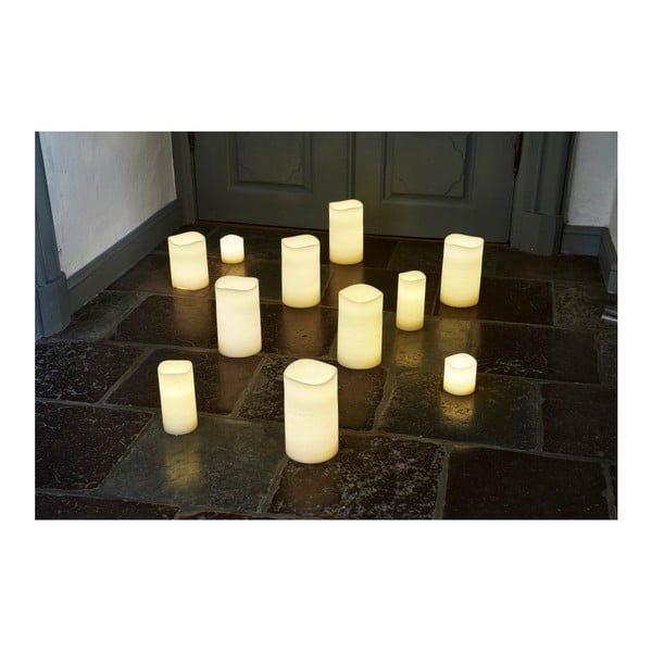 LED gyertya időzítővel, ⌀ 10 cm - Villa Collection-image-1