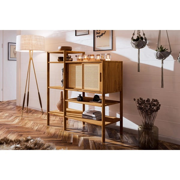 Tölgyfa könyvespolc 120x123 cm Pola - The Beds-image-4