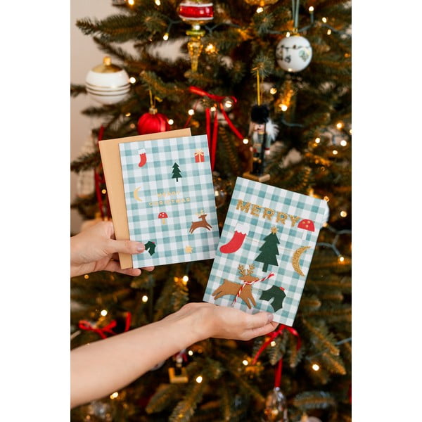 Karácsonyi üdvözlőkártya Merry Christmas - Meri Meri-image-1