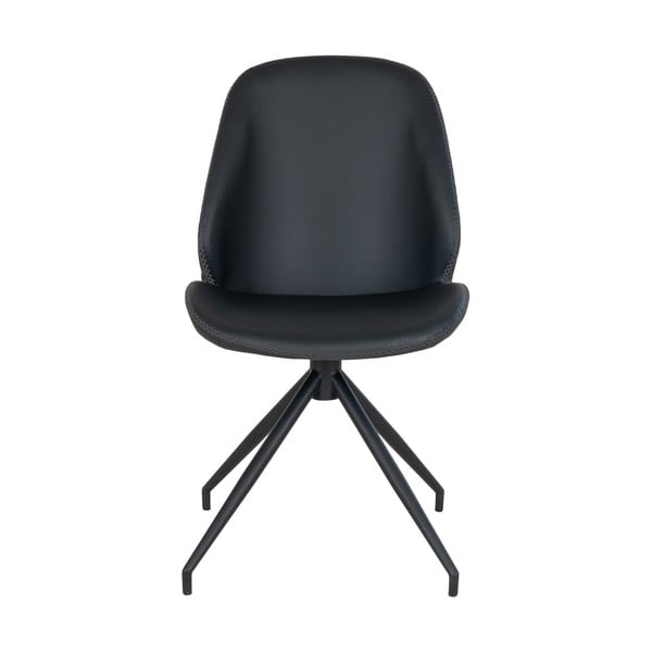 Fekete étkezőszék szett 2 db-os Monte – House Nordic-image-1