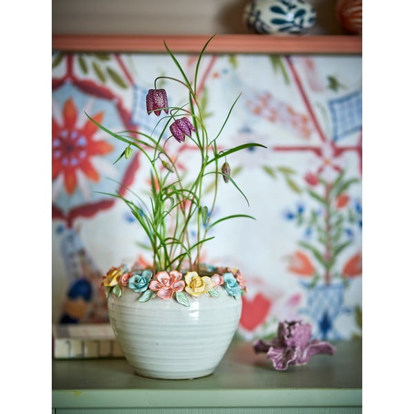 Kőedény kézzel festett kaspó ø 19,5 cm Eanna – Bloomingville-image-1