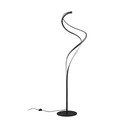 Fekete LED állólámpa fém búrával (magasság 160 cm) Nala – Trio Select