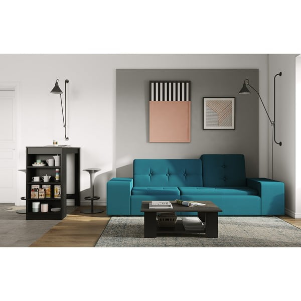 Bárasztal beton dekoros asztallappal 50x115 cm Aravis – TemaHome-image-1