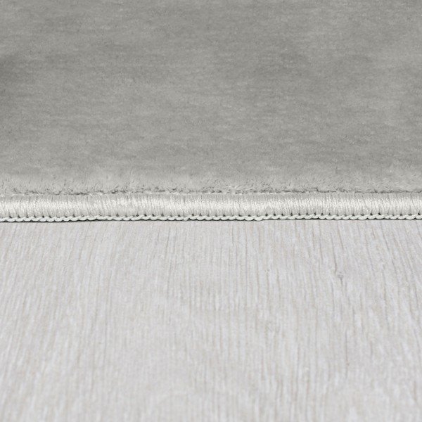 Világosszürke kerek szőnyeg 133x133 cm – Flair Rugs-image-4