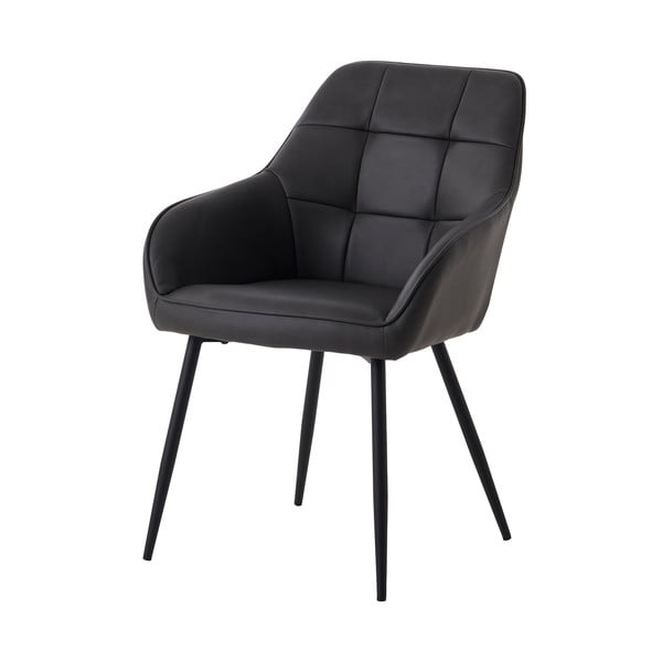 Sötétszürke kárpitozott karfás étkezőfotel szett 2 db-os Nolan Square – Unique Furniture-image-4