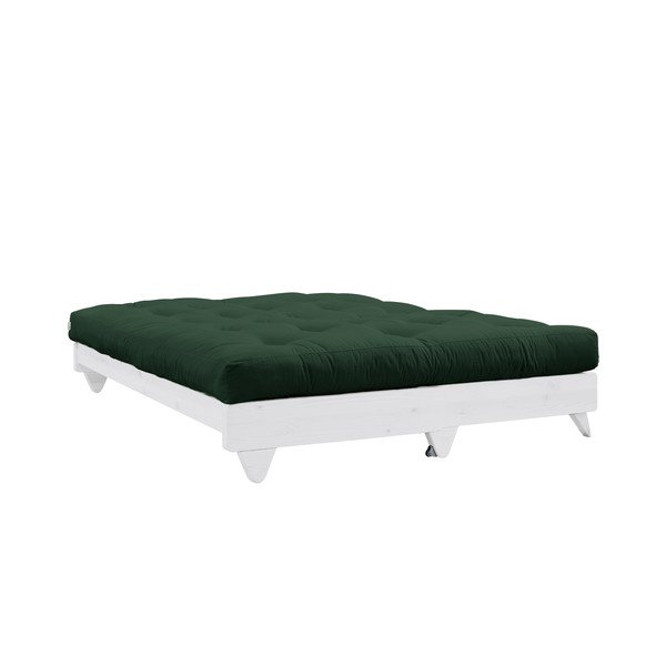 Fresh White/Dark Green kinyitható kanapé - Karup Design-image-4