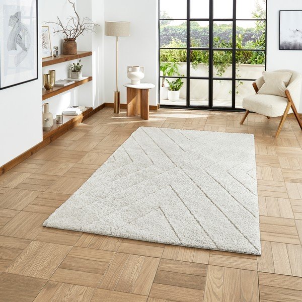 Világosszürke szőnyeg 160x230 cm Ideal Shaggy – Think Rugs-image-1