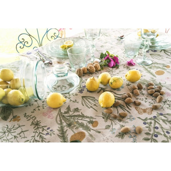 Herbs lenkeverék asztalterítő, 140 x 140 cm - Surdic-image-1