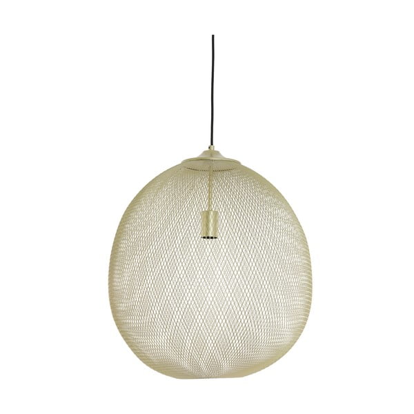 Aranyszínű függőlámpa fém búrával ø 50 cm Moroc – Light & Living