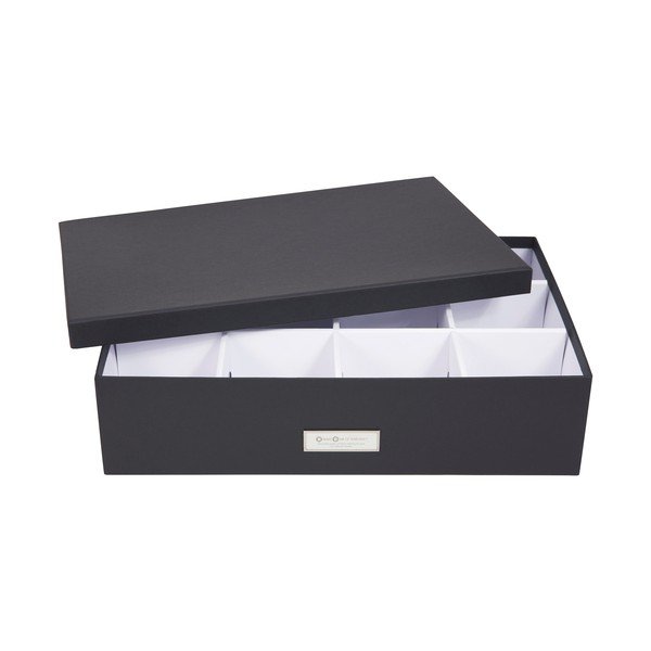 Jakob sötétszürke rekeszes doboz - Bigso Box of Sweden-image-3