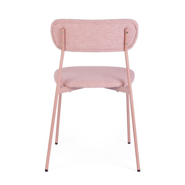 Rózsaszín kárpitozott étkezőszék Inka – Yes Everyday-image-4