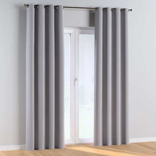 Szürke függöny 260x130 cm Posh Velvet - Yellow Tipi-image-1