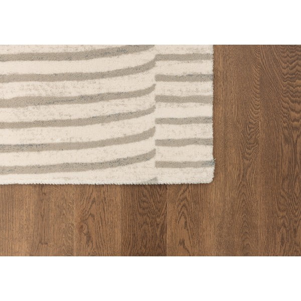 Bézs gyapjú szőnyeg 133x190 cm Agnus Tides – Agnella-image-4