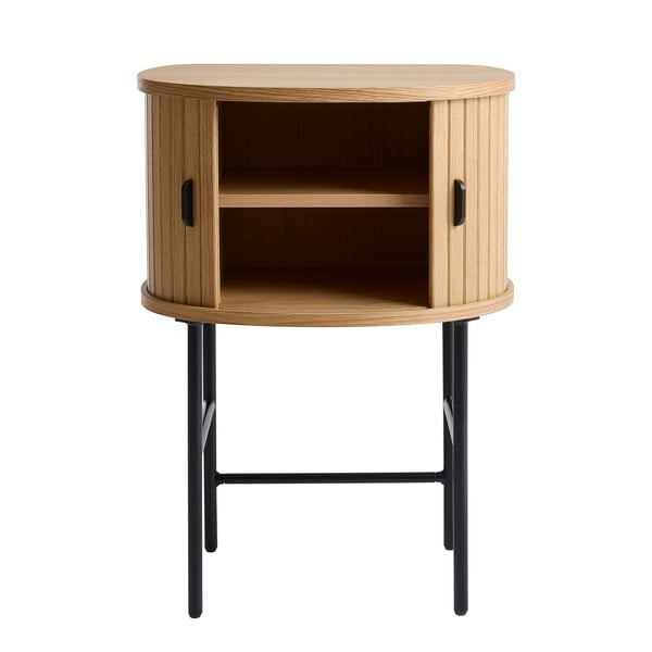 Natúr színű éjjeliszekrény Nola – Unique Furniture-image-3