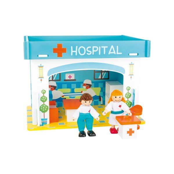 Playhouse Hospital fa játék kórház - Legler-image-1