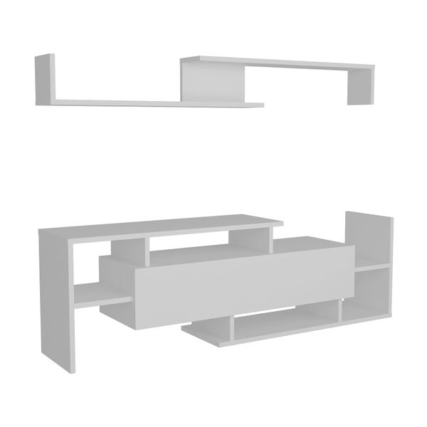 Fehér nappali bútor szett 154x42 cm Dream - Kalune Design
