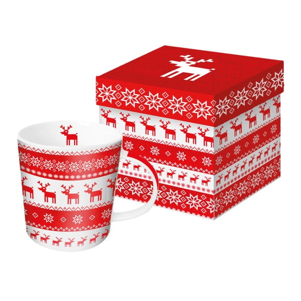 Magic Rojo Christmas porcelán bögre karácsonyi motívummal, díszdobozban, 350 ml - PPD