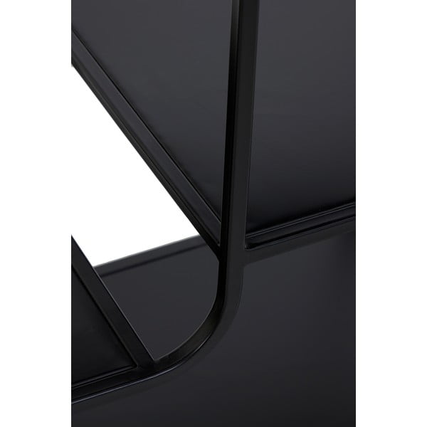 Fekete fém könyvespolc 141x81,5 cm Winston - Light & Living-image-1