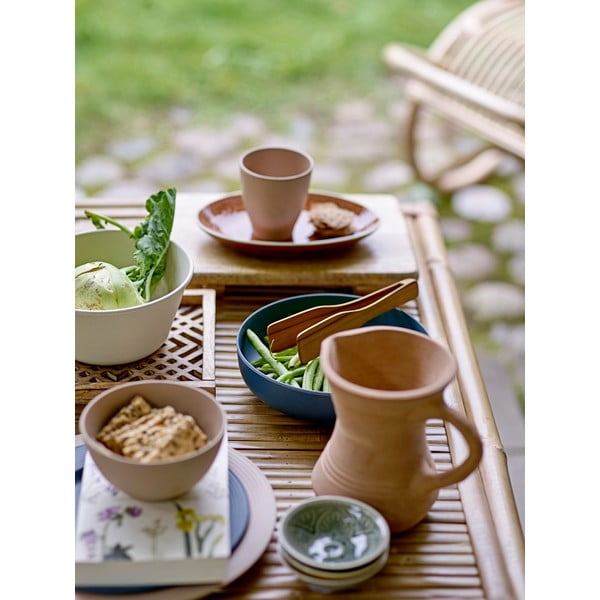 Rani vörösesbarna agyagkerámia desszertes tányér, ø 20 cm - Bloomingville-image-2