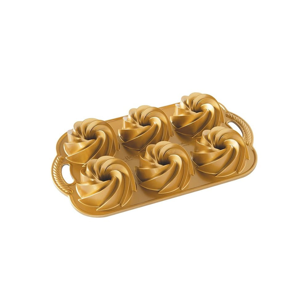 Mini Rondo aranyszínű sütőforma, 950 ml - Nordic Ware