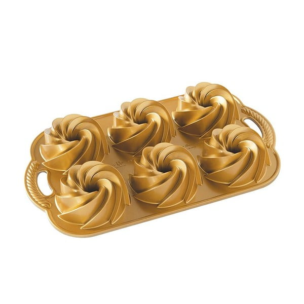 Mini Rondo aranyszínű sütőforma, 950 ml - Nordic Ware