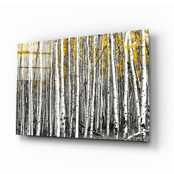 Yellow Forest üvegkép, 110 x 70 cm - Insigne