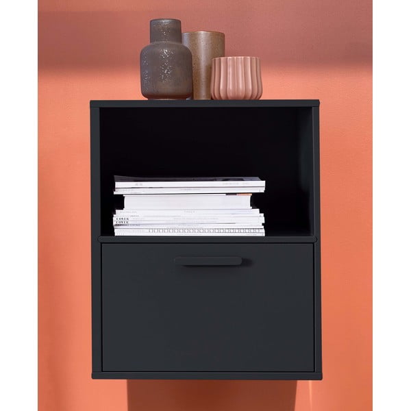 Keep by Hammel fekete fali éjjeliszekrény-image-1