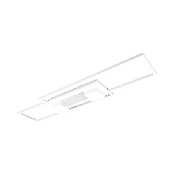 Fehér dimmelhető  LED mennyezeti lámpa távirányítóval 28x100 cm Albany – Trio-image-1