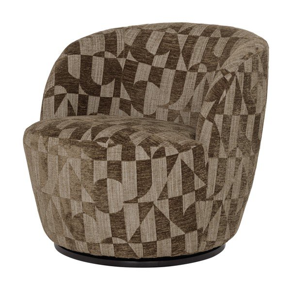 Khaki forgó fotel Serra – WOOOD-image-2