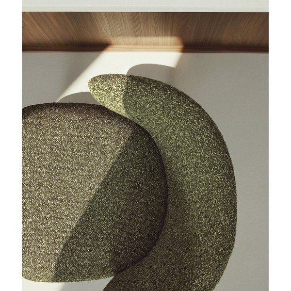 Sötétzöld kárpitozott bárszék (ülésmagasság 65 cm) Ciselia – Kave Home-image-2