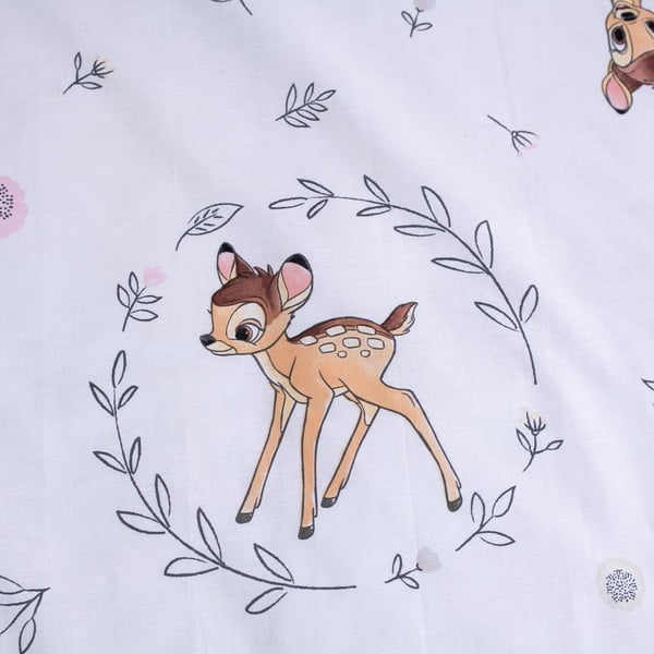 Pamut gyerek ágyneműhuzat babaágyhoz 100x135 cm  Bambi "Beige" – Jerry Fabrics-image-4